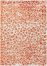 Surya Pisa Pss-2381 Light Gray, Medium Gray, Burnt Orange Rug.