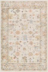 Surya Pertek Ptk-2300 Taupe, Deep Teal, Burnt Orange, Dark Brown, Black, Dark Blue Rug.