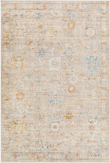 Surya Pertek Ptk-2304 Taupe, Gray, Deep Teal, Dark Blue, Dark Brown Rug.