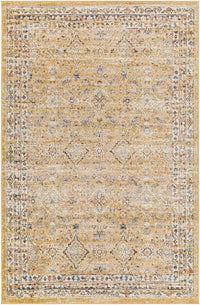 Surya Pertek Ptk-2305 Dark Brown, Taupe, Deep Teal, Dark Blue, Burnt Orange, Black Area Rug