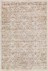 Surya Pertek Ptk-2306 Taupe, Gray, Black, Burnt Orange, Deep Teal Rug.