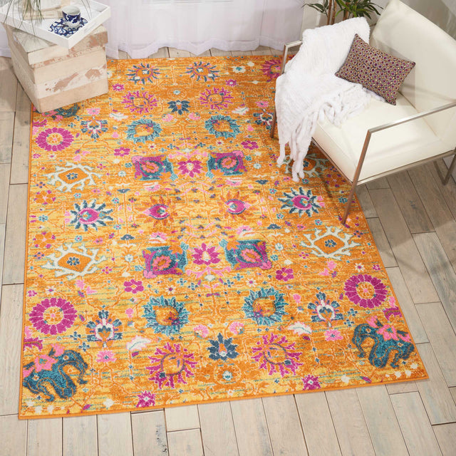 Nourison Passion Psn01 Sunburst Rug