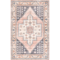 Nuloom Catreena Transitional Floral Birv98A Pink Area Rug