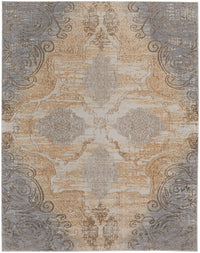 Feizy Celene Cel39L1F Silver/Tan/Gray Area Rug