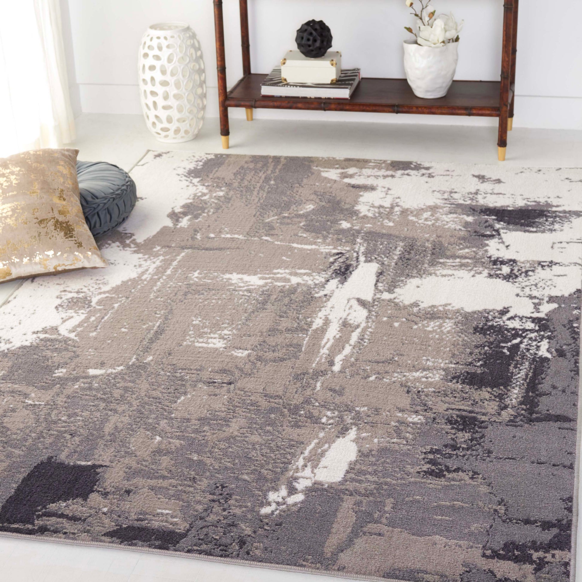 Safavieh Pyramid Pyr212A Ivory Grey/Charcoal Area Rug