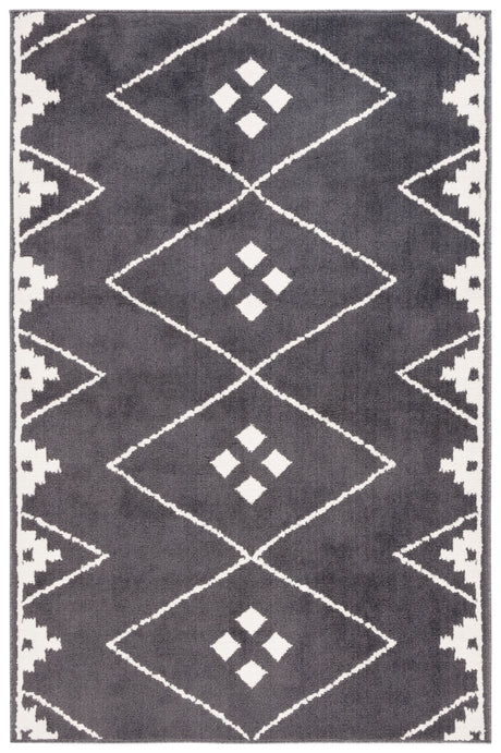 Safavieh Pyramid Pyr213H Charcoal/Ivory Rug.