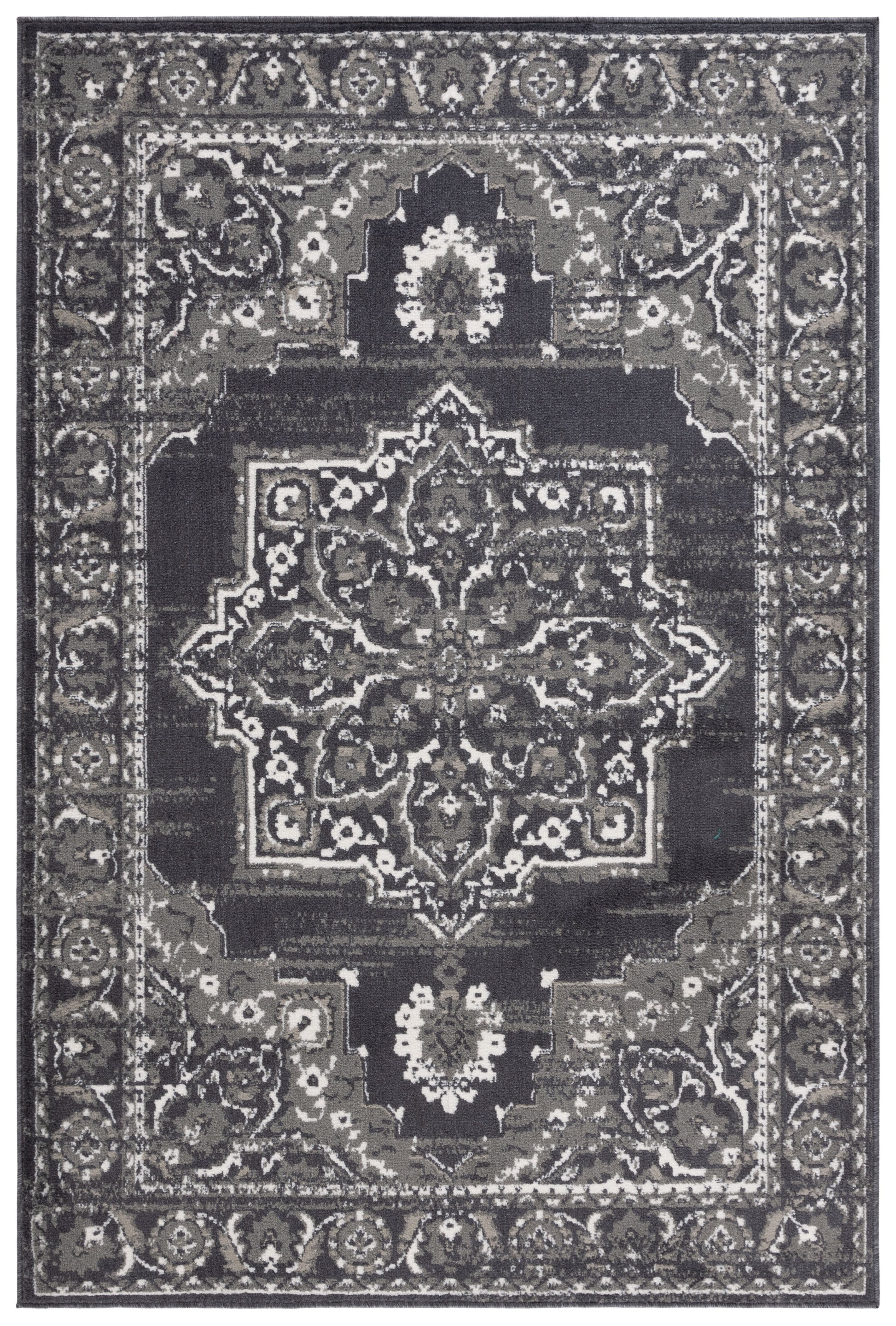 Safavieh Pyramid Pyr214H Charcoal/Ivory Area Rug