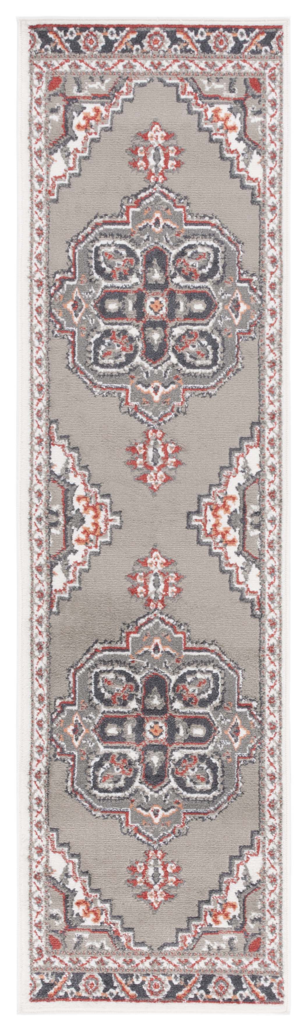 Safavieh Pyramid Pyr215F Grey/Ivory/Rust Rug.