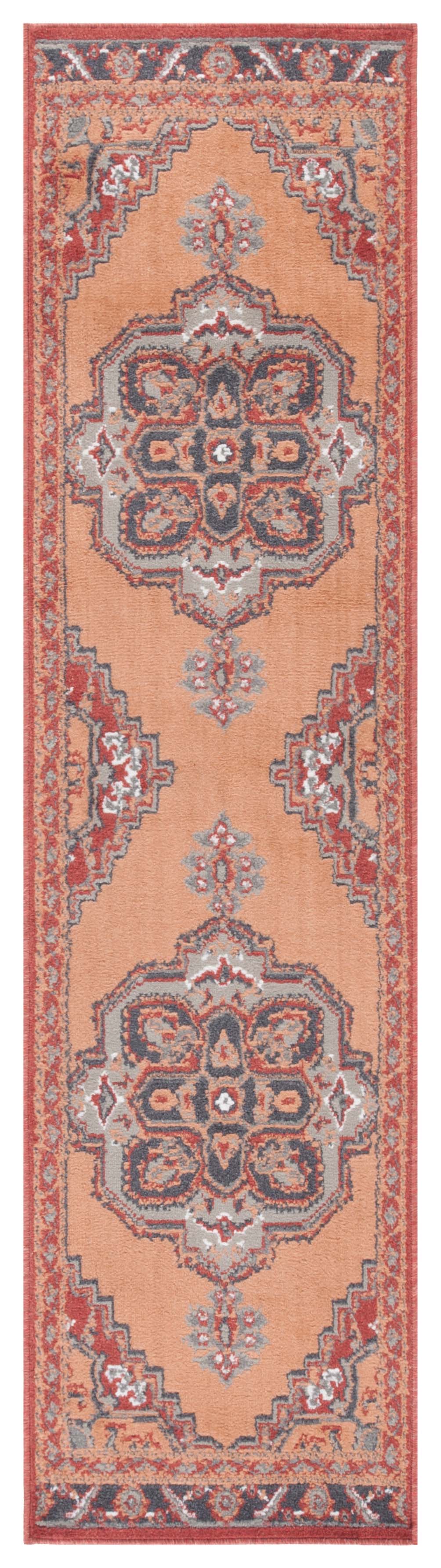 Safavieh Pyramid Pyr215P Rust/Ivory Grey Area Rug