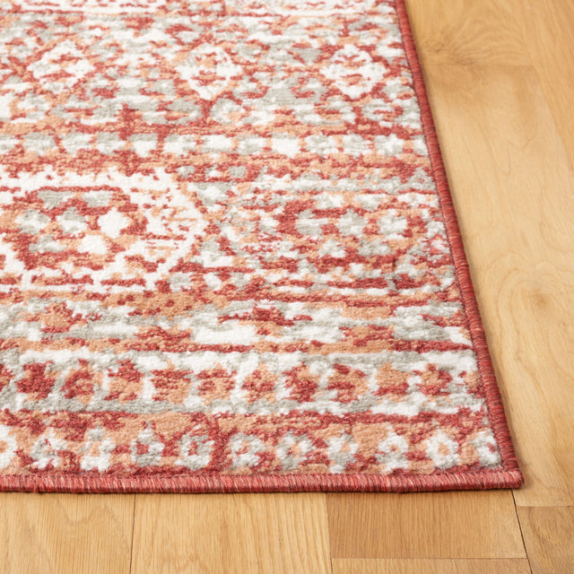 Safavieh Pyramid Pyr218P Rust/Ivory Grey Rug.