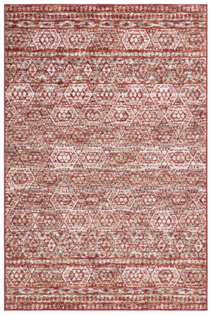 Safavieh Pyramid Pyr218P Rust/Ivory Grey Area Rug