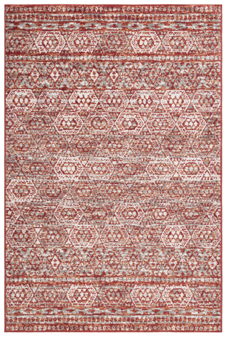 Safavieh Pyramid Pyr218P Rust/Ivory Grey Rug.