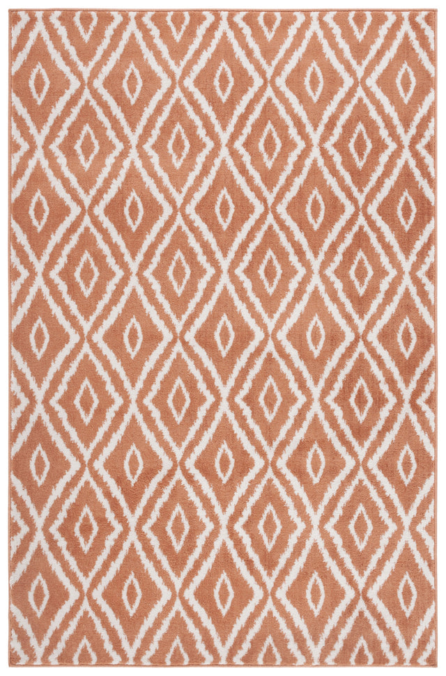 Safavieh Pyramid Pyr219P Rust/Ivory Rug.