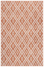 Safavieh Pyramid Pyr219P Rust/Ivory Rug.