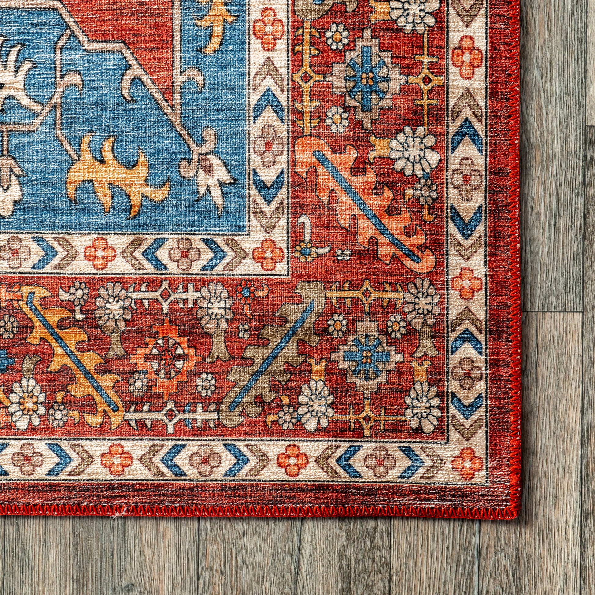 Nuloom Hera Medallion Hjth01B Blue Area Rug