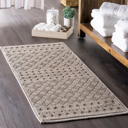 Nuloom Blaise Modern Diamonds Psko08C Beige Area Rug