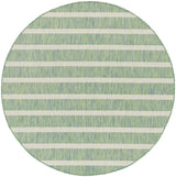 Nourison Positano POS03 Machine Made Blue, Green, Ivory Rug
