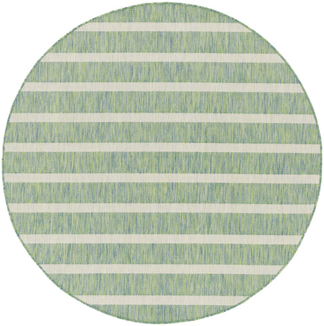 Nourison Positano POS03 Machine Made Blue, Green, Ivory Rug