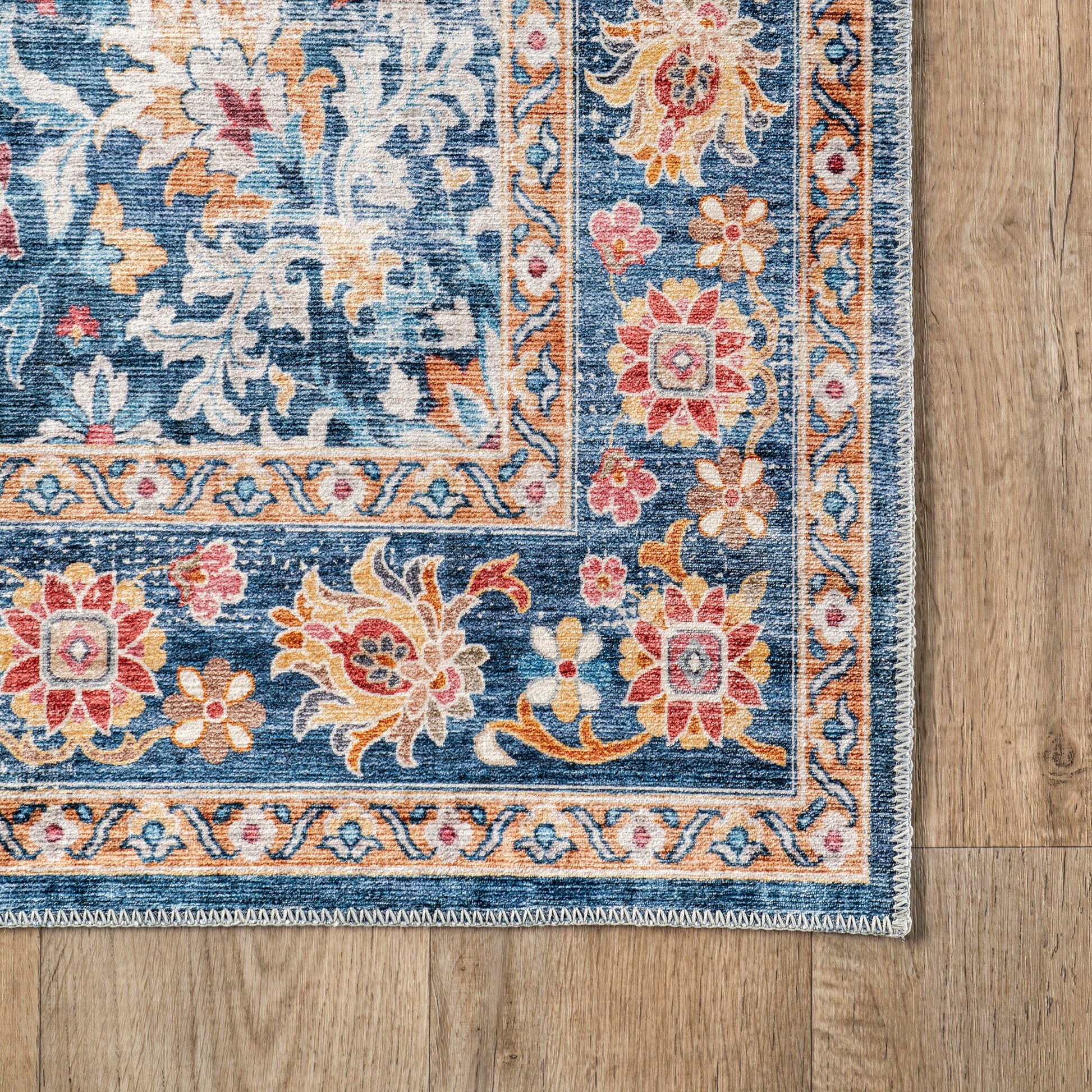 Nuloom Emi Traditional Hjth06A Blue Multi Area Rug