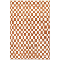 Nuloom Dominique Abstract Checkered Bdsn41B Orange Area Rug