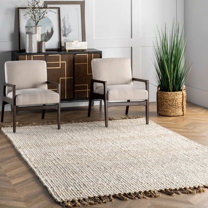 Nuloom Benavides Clal01A Off White Area Rug