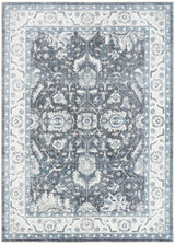 Nourison Astra Machine Washable ASW20 Machine Made Slate Rug