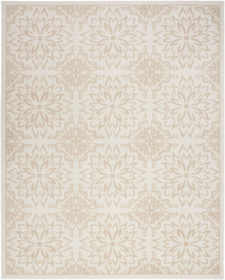 Nourison Jubilant Jub06 Ivory Beige Area Rug