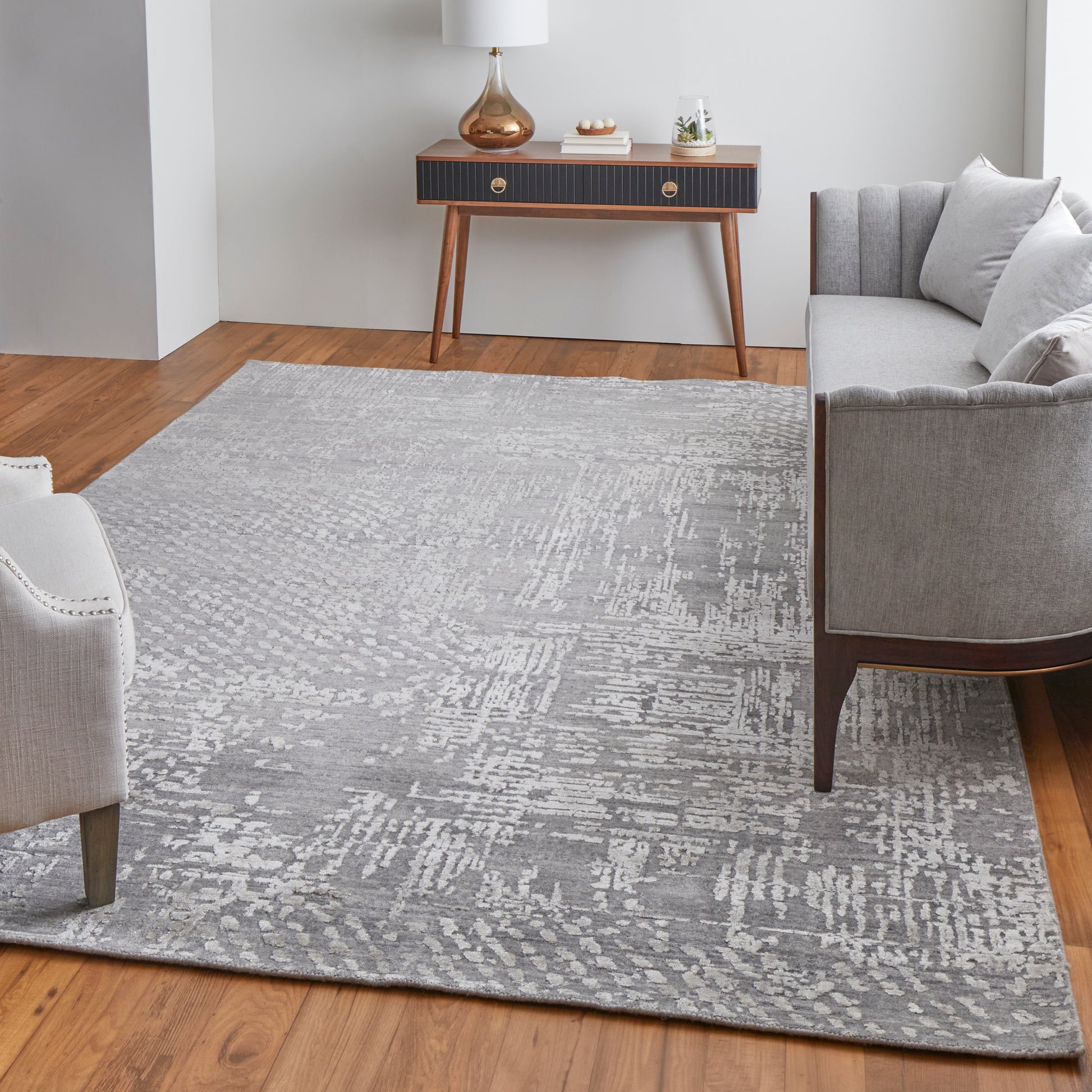 Feizy Eastfield Eas69A9F Gray Area Rug