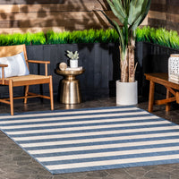 Nuloom Alexis Striped Owdn28B Blue Area Rug