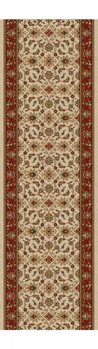 Radici Como 1592 Ivory / Brick Rugs.