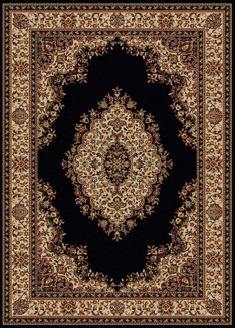 Radici Como 1595 Black Rugs.