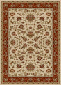 Radici Como 1597 Ivory / Brick Rugs.