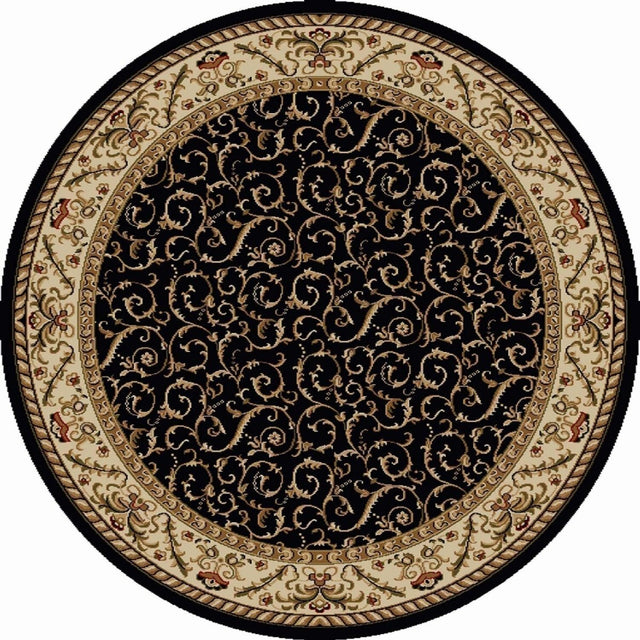 Radici Como 1599 Black Rugs.