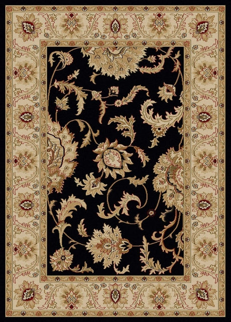 Radici Como 1621 Black Rugs.