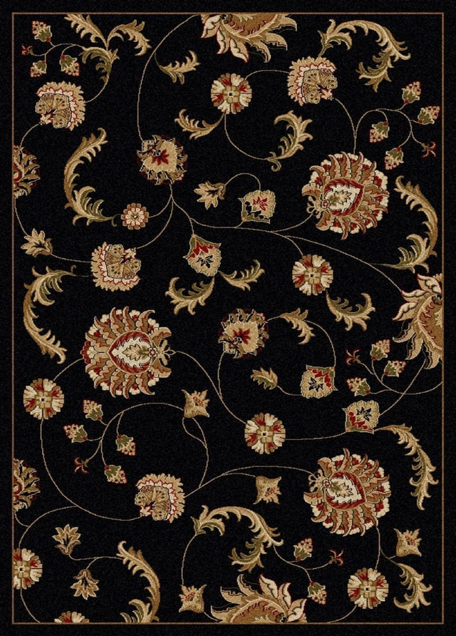 Radici Como 1835 Black Rugs.