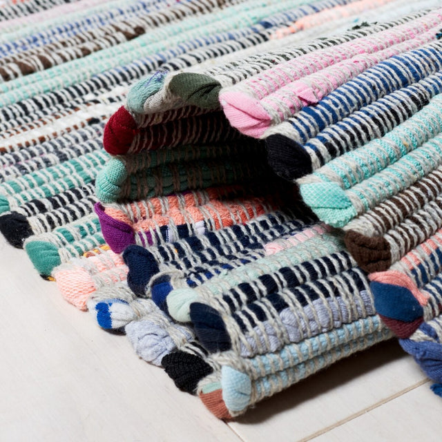 Safavieh Rag Rug Rar122V Purple/Blue Rugs