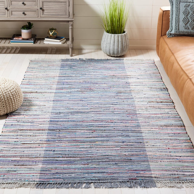 Safavieh Rag Rug Rar122V Purple/Blue Rugs