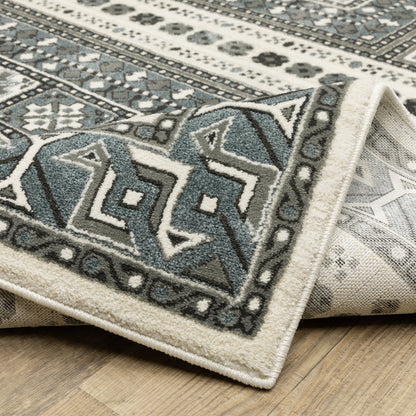 Oriental Weavers Sphinx Raylan Ray01 Grey/ Blue Area Rug