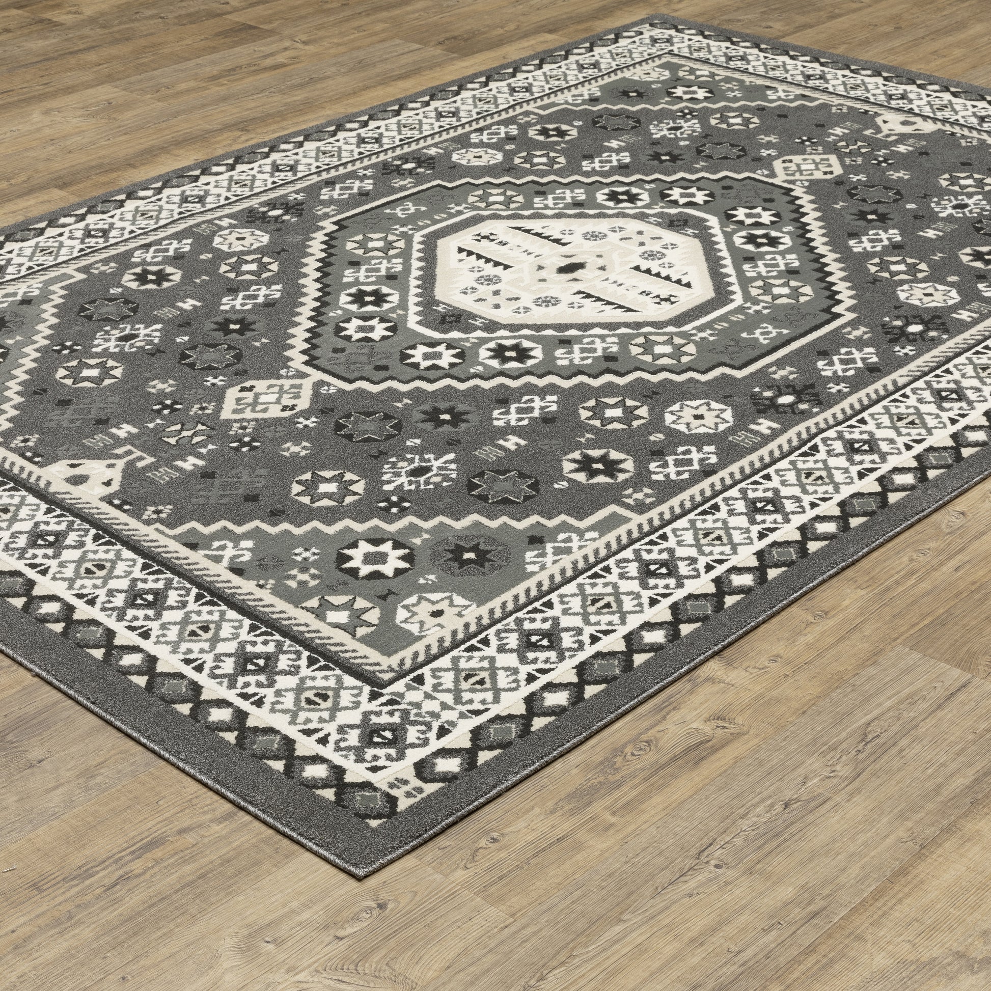 Oriental Weavers Sphinx Raylan Ray02 Grey/ Ivory Area Rug