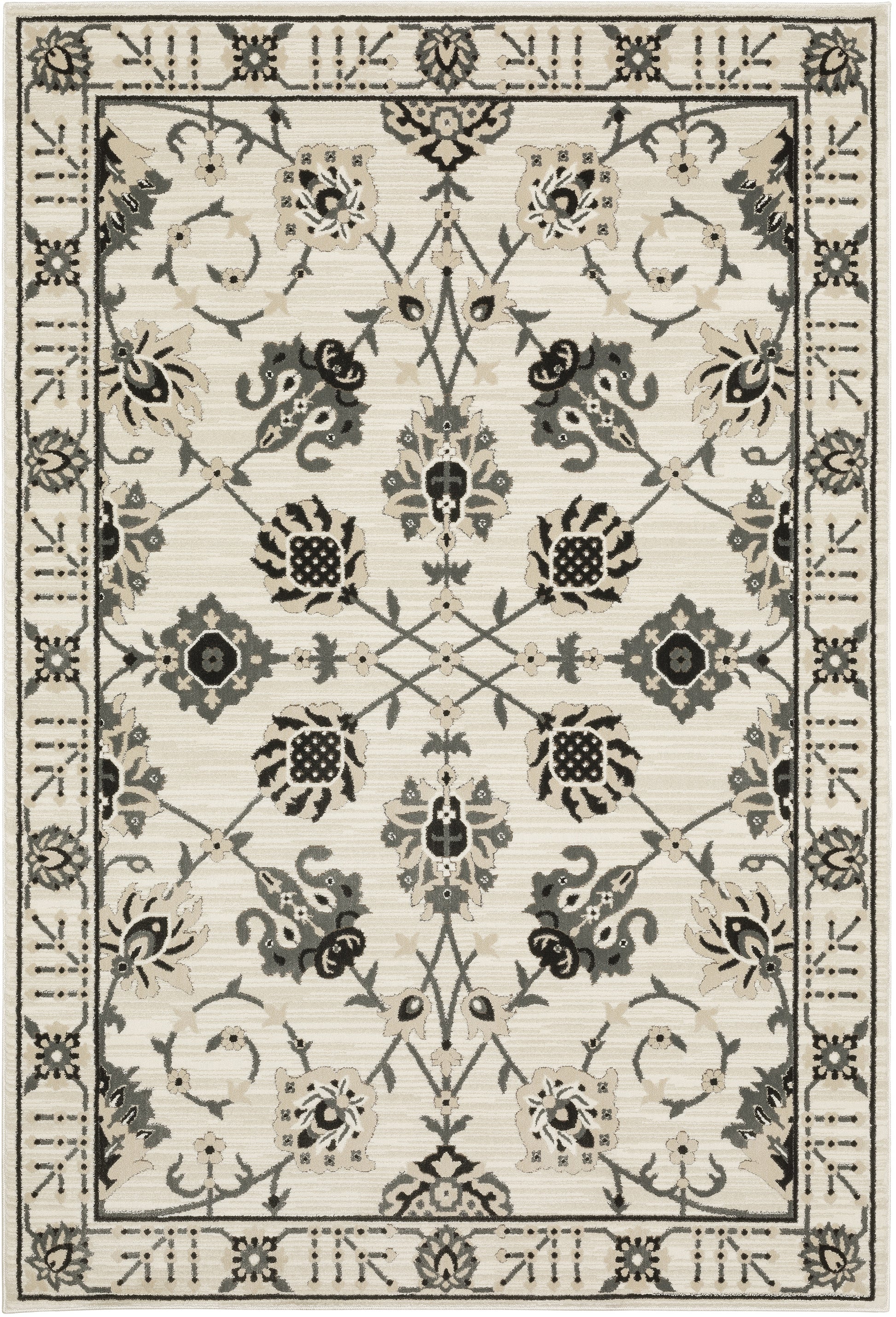 Oriental Weavers Sphinx Raylan Ray03 Ivory/ Grey Area Rug