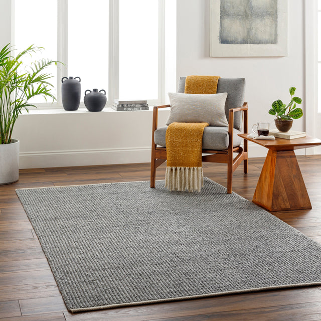 Surya Rebecca Rbc-2302 Off-White, Gray Rug.