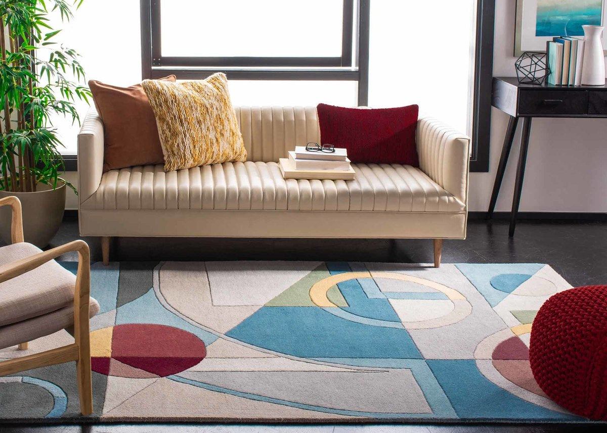 Safavieh Rodeo Drive Rd845B Blue/Multi Rug