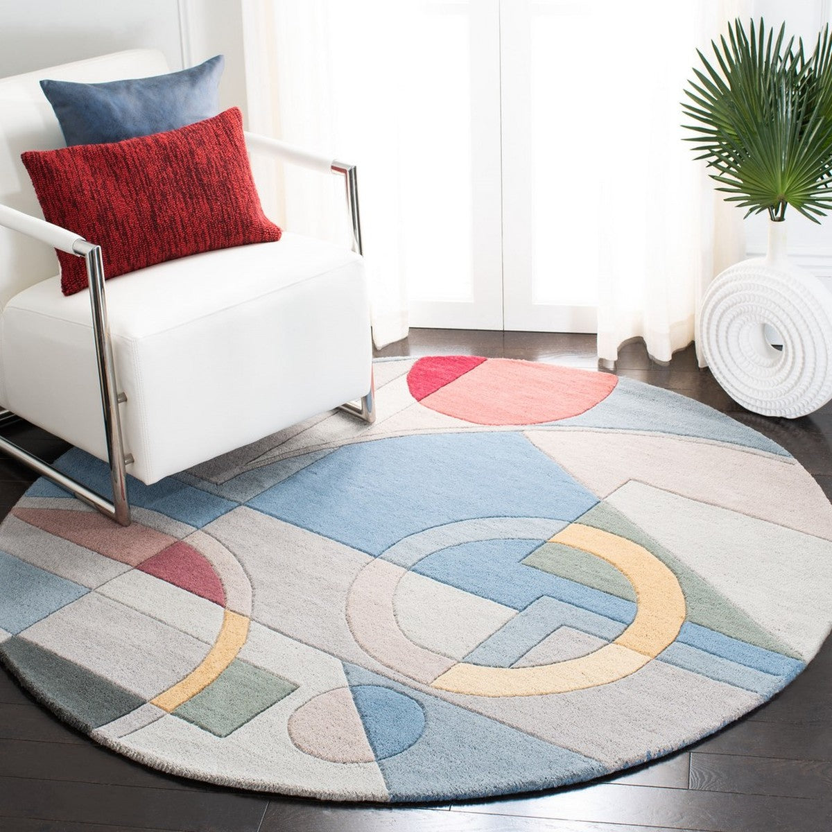 Safavieh Rodeo Drive Rd845B Blue/Multi Rug