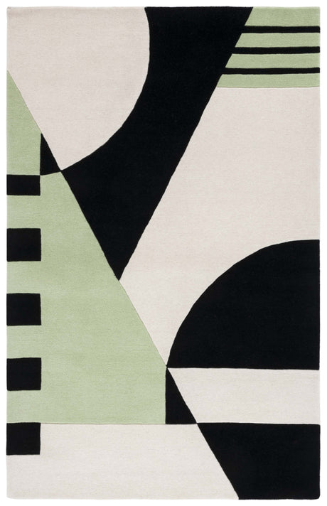 Safavieh Rodeo Drive Rd863Z Black/Green Rug.