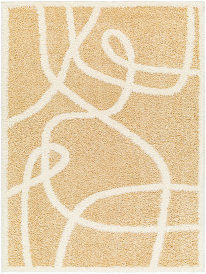 Surya Rodos Rdo-2340 Tan, Wheat, Pearl, Beige Area Rug