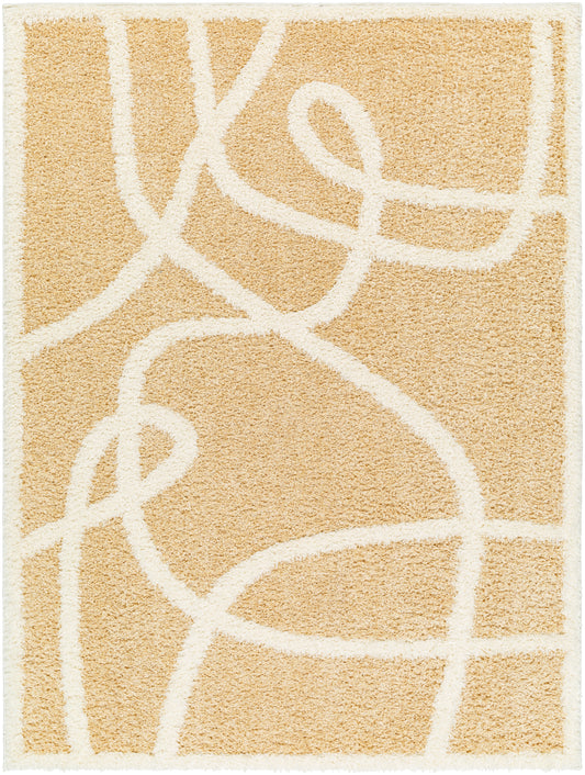 Surya Rodos Rdo-2340 Tan, Wheat, Pearl, Beige Area Rug