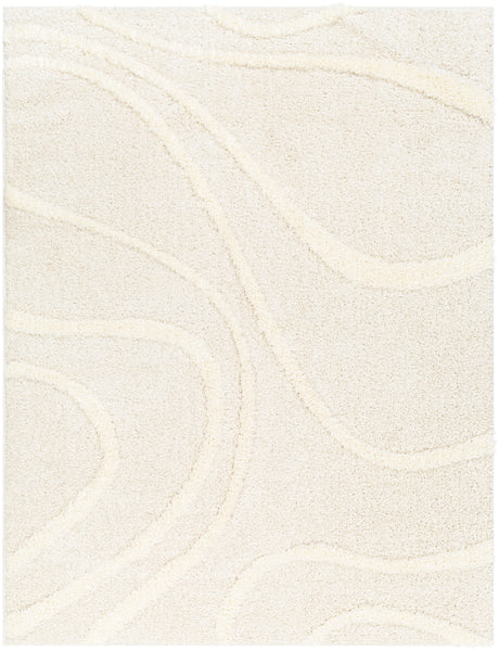 Surya Rodos Rdo-2341 Beige, White Rug.