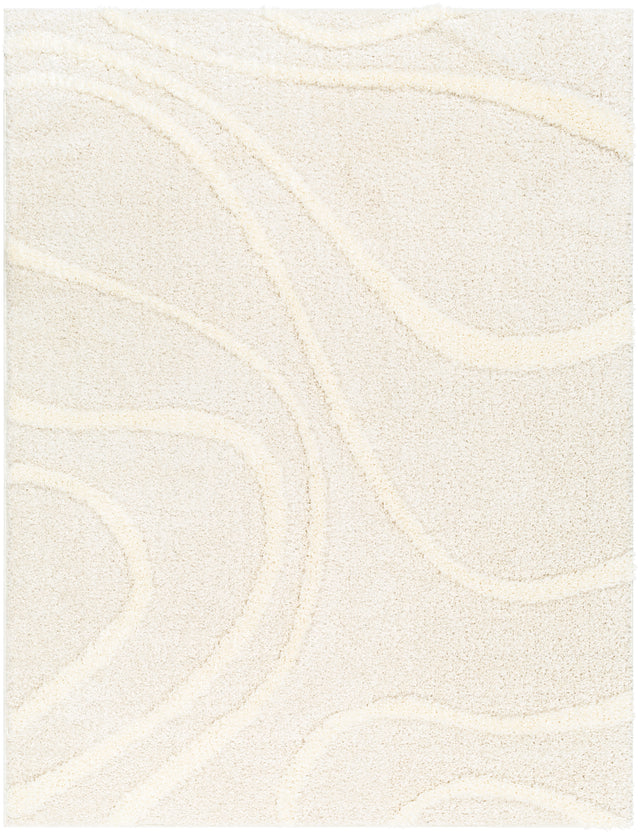 Surya Rodos Rdo-2341 Beige, White Rug.