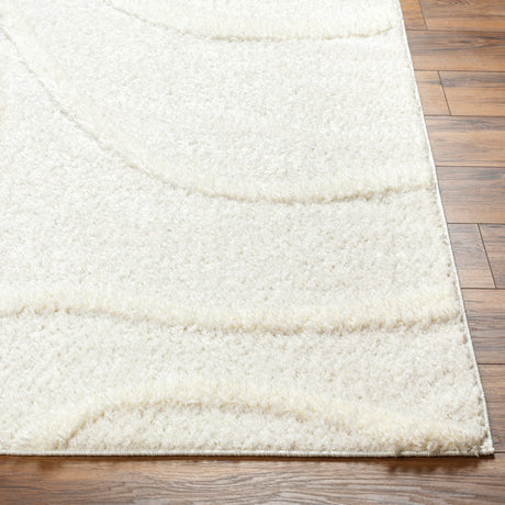 Surya Rodos Rdo-2341 Beige, White Rug.