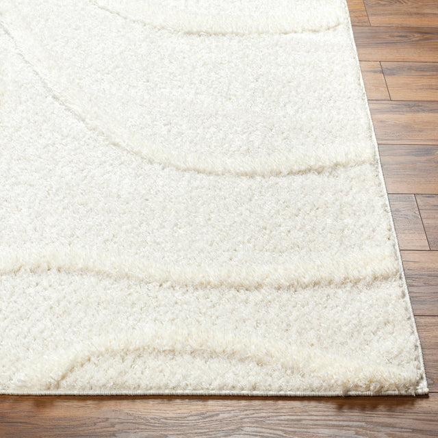 Surya Rodos Rdo-2341 Beige, White Rug.